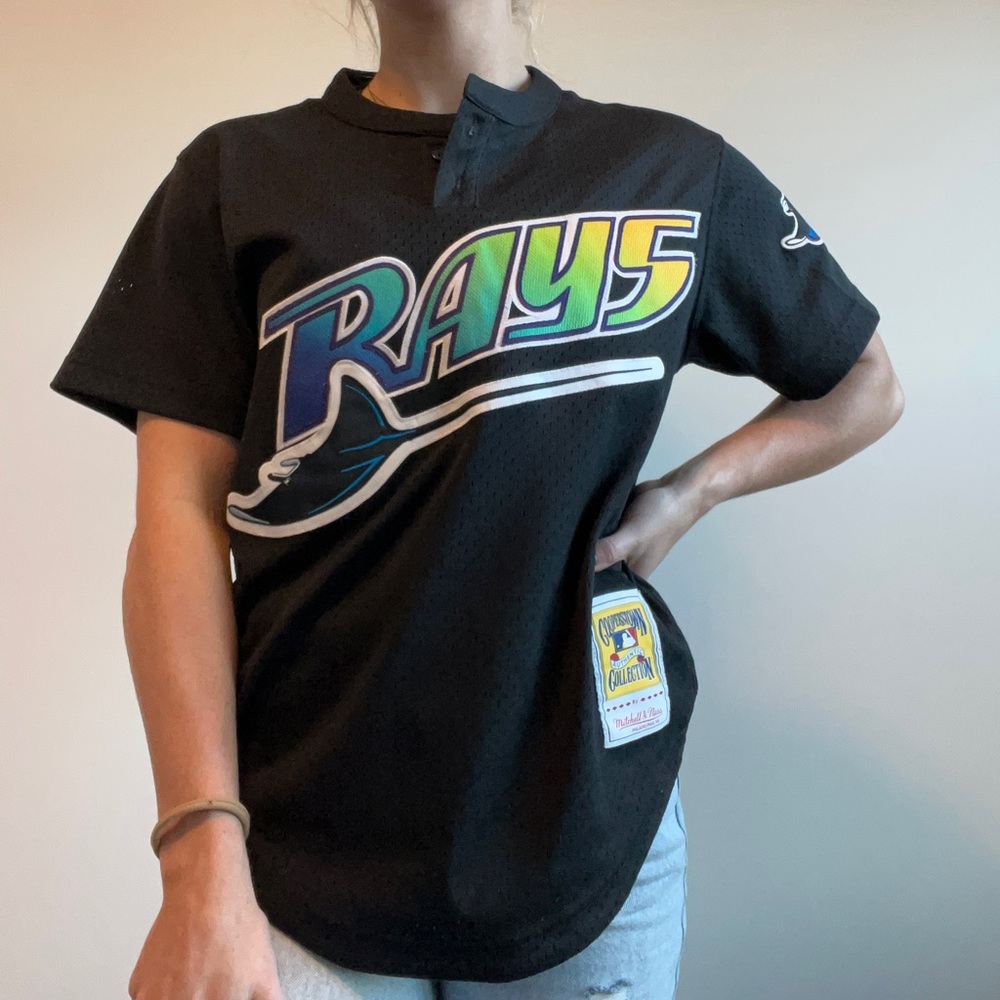 Mitchell & Ness Authentic Mesh BP Tampa Bay Rays 1998 Wade Boggs Jersey S